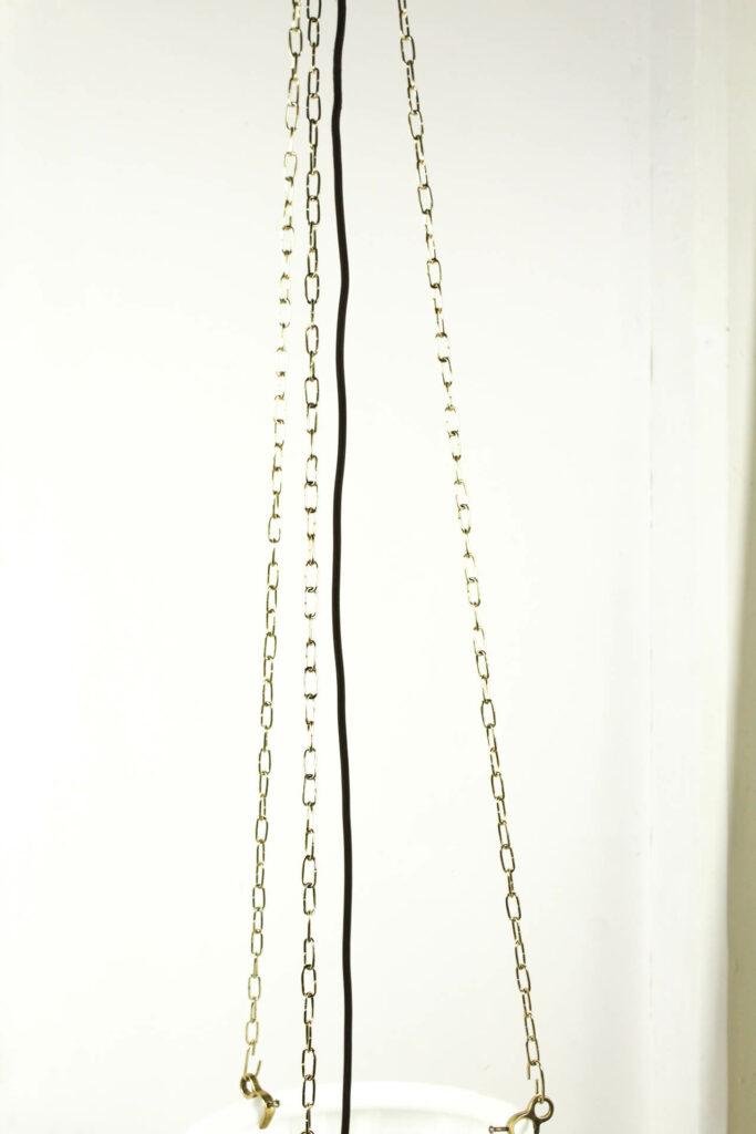 Brass 3 Chain Suspension