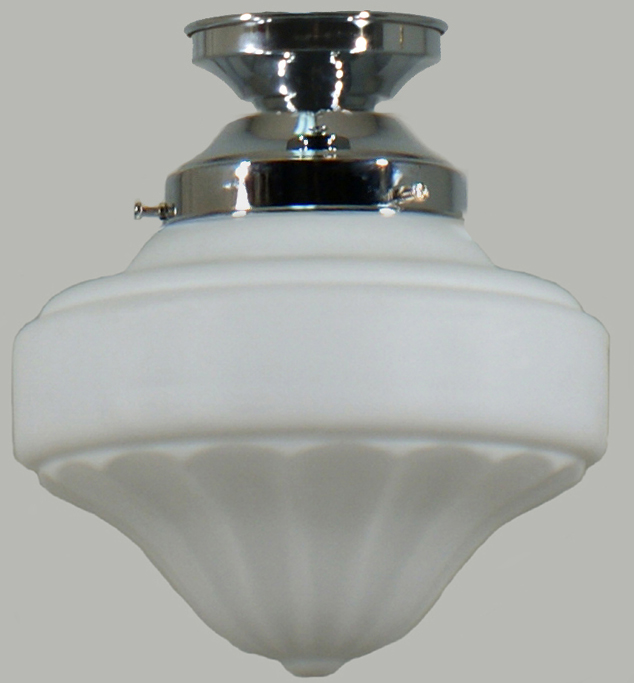 DERBY 9" CHROME CEILING MOUNT