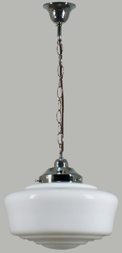 Moulins 11" Chrome Single Chain &amp; Brown Cloth