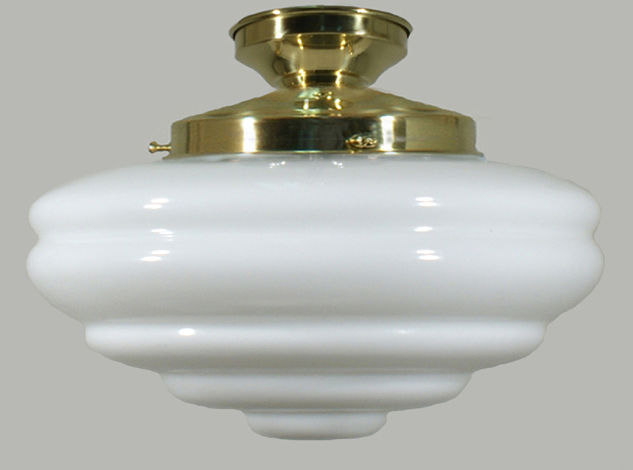 Chateau 11" Polish Brass Ceiling Mount
