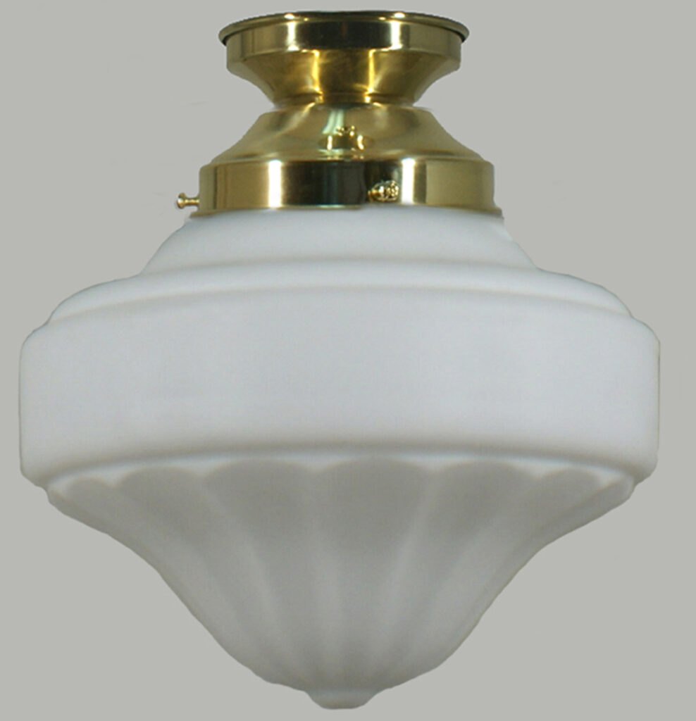 DERBY 9' BRASS CEILING MOUNT