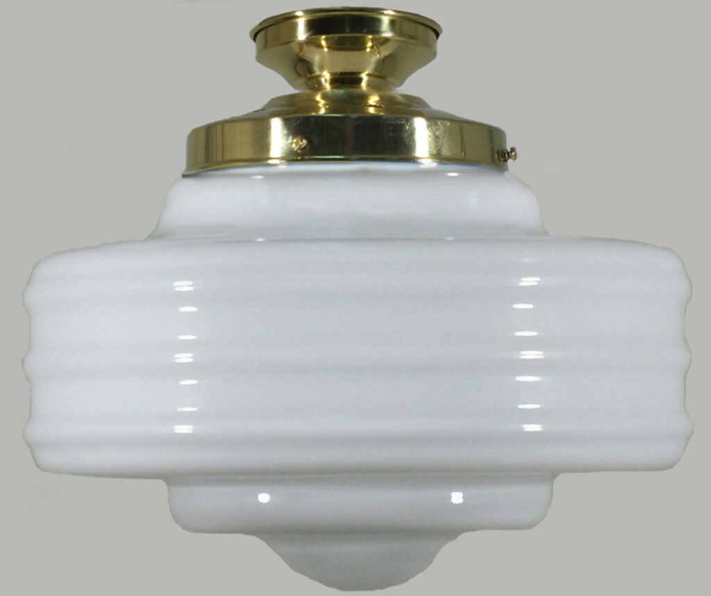 Detroit 14" Polished Brass Ceiling Mount