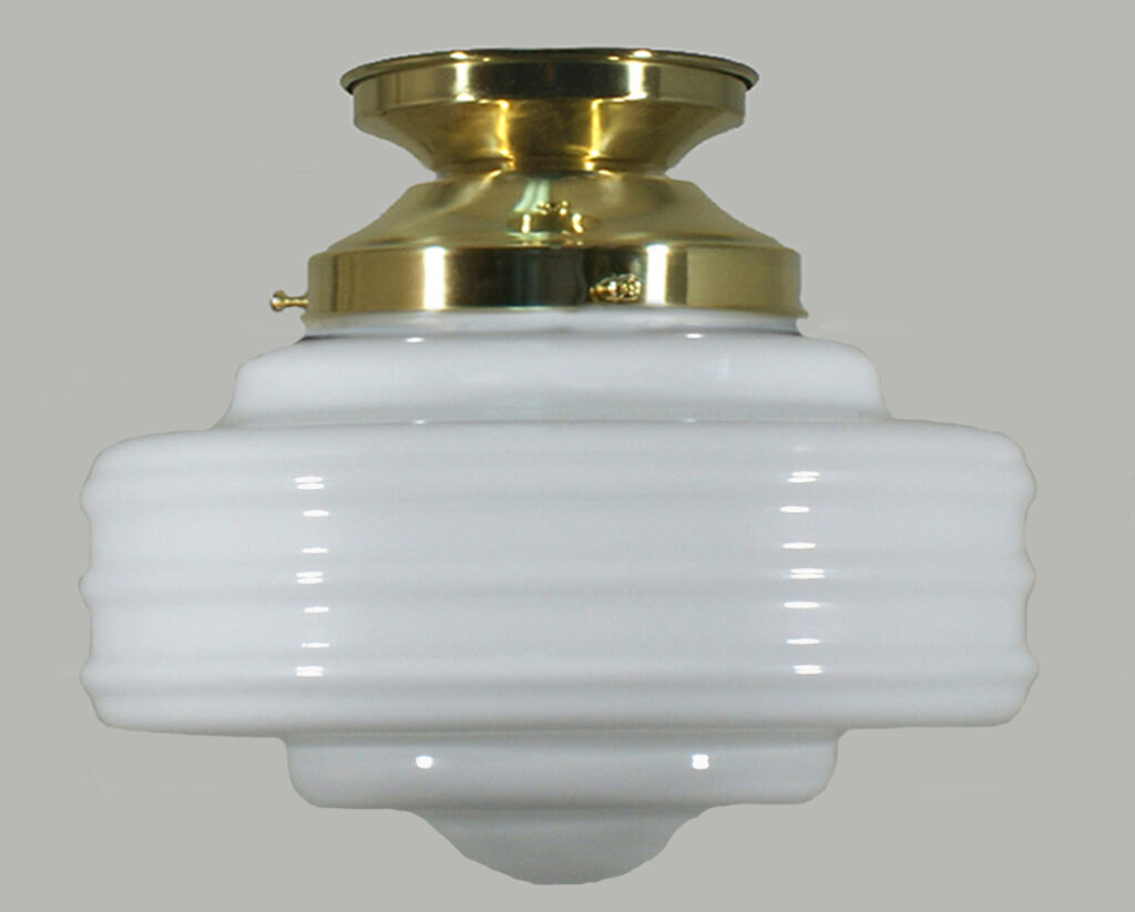 Detroit 8" Polished Brass Ceiling Mount