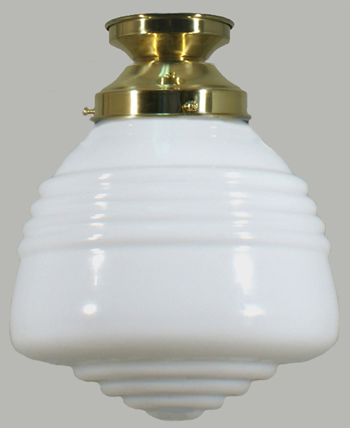 Domec on Polished Brass Ceiling Mount