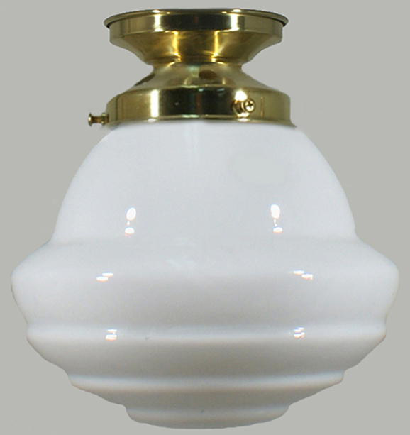 Parkville 9" on Polished Brass Ceiling Mount