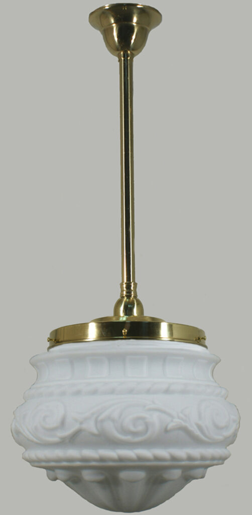Premier 12" Polished Brass 3/4" Drop Rod