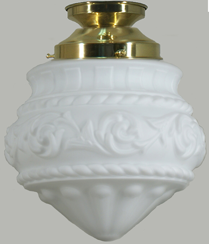 Premier 8" Polished Brass Ceiling Mount