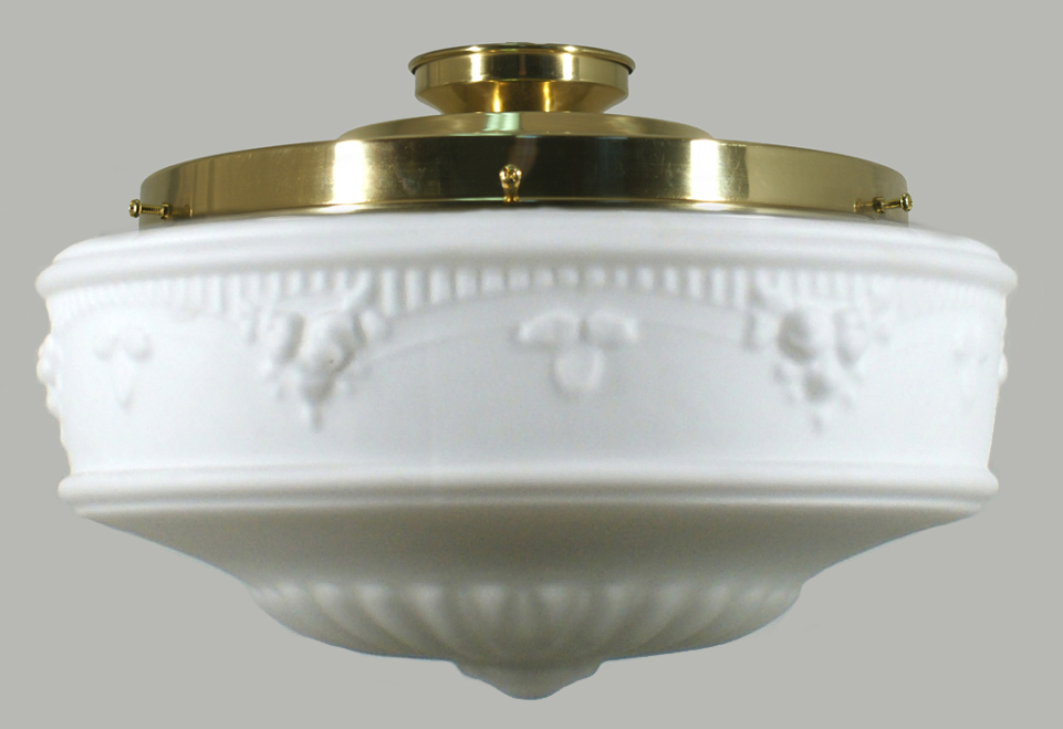 SENATOR 14" Polished Brass Ceiling Mount