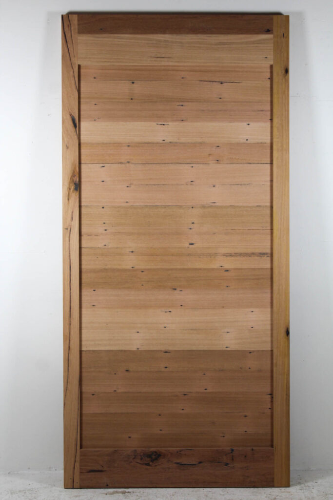 Solid Horizontal Panel Door - RAW