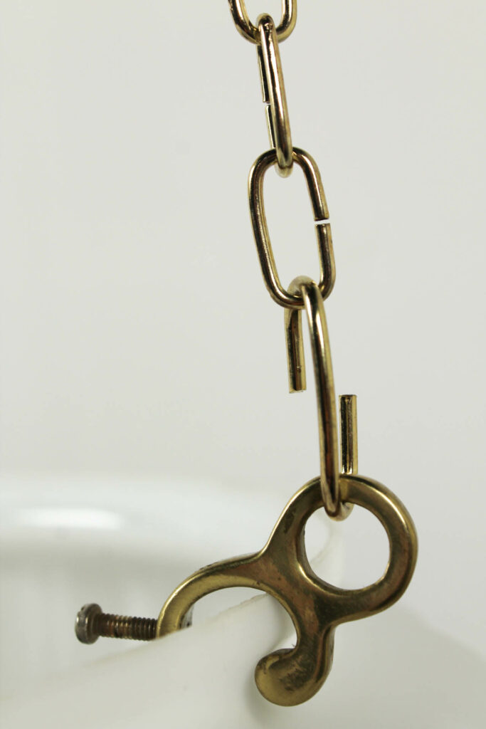 Brass 3 Chain Suspension